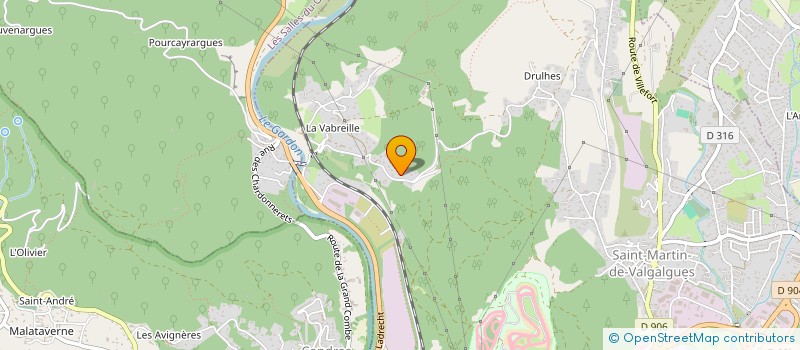 localisation de l'entreprise SCI CAPON  SAINT-MARTIN-DE-VALGALGUES