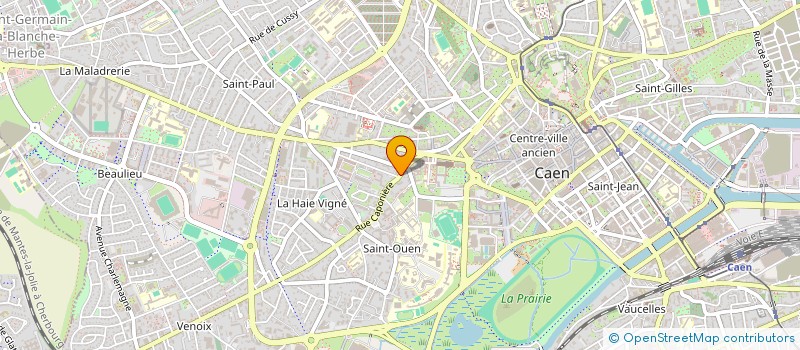 localisation de l'entreprise SCI CAPONIERE à CAEN