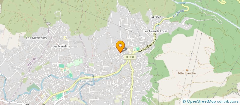 localisation de l'entreprise SCI CAPORALE  ALLAUCH