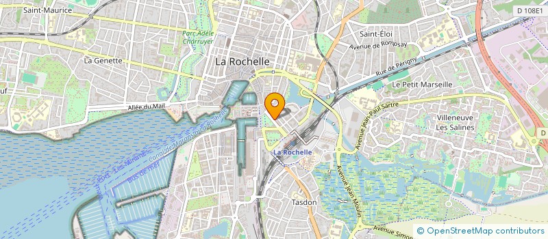 localisation de l'entreprise SCI CAPP  LA ROCHELLE