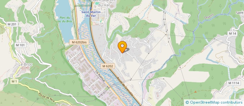 localisation de l'entreprise SCI CAPPA  SAINT-MARTIN-DU-VAR