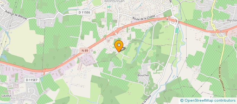 localisation de l'entreprise SCI CAPPADOCE  ARTIGUES-PRES-BORDEAUX