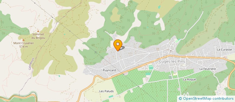 localisation de l'entreprise SCI CAPPAI  CUGES-LES-PINS