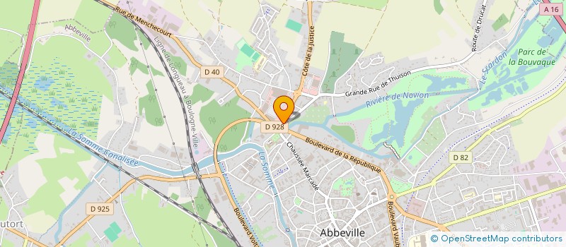 localisation de l'entreprise SCI CAPPELLA à ABBEVILLE