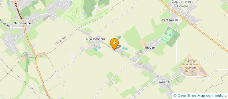 localisation de l'entreprise SCI CAPPETI  CAPPELLE-EN-PEVELE