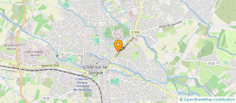 localisation de l'entreprise SCI CAPPIELLO  L'ISLE-SUR-LA-SORGUE