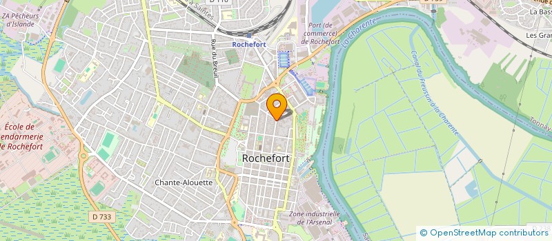 localisation de l'entreprise SCI CAPREOLUS  ROCHEFORT