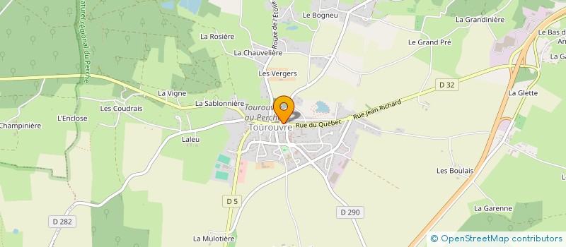 localisation de l'entreprise SCI CAPREPAT à TOUROUVRE AU PERCHE