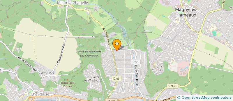 localisation de l'entreprise SCI CAPRI  SAINT-REMY-LES-CHEVREUSE