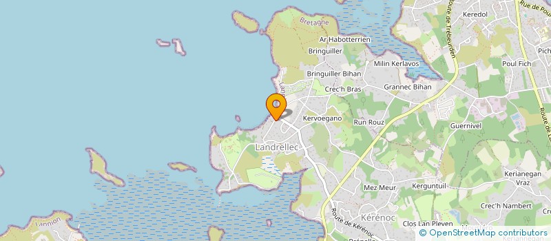 localisation de l'entreprise SCI CAPRI  PLEUMEUR-BODOU