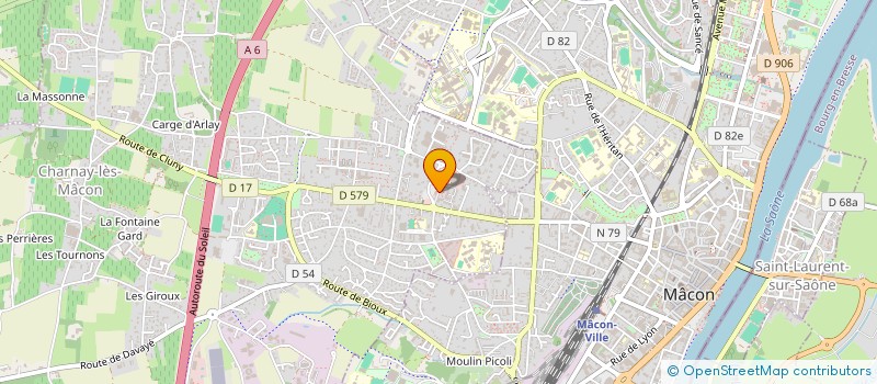localisation de l'entreprise SCI CAPRIBEL à CHARNAY-LES-MACON