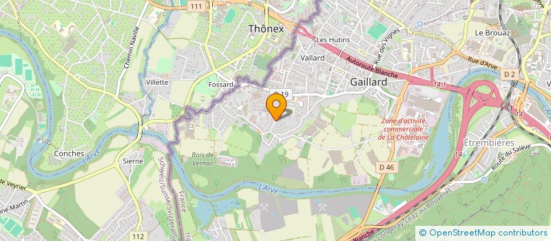 localisation de l'entreprise SCI CAPRICE III à GAILLARD