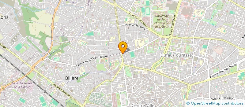 localisation de l'entreprise SCI CAPRICORNE à PAU