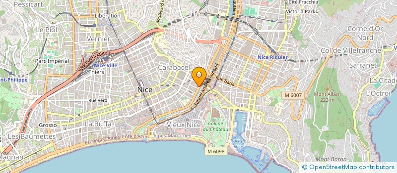 localisation de l'entreprise SCI CAPRICORNE à NICE