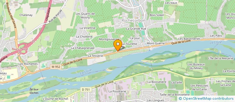 localisation de l'entreprise SCI CAPRICORNE à ROCHECORBON