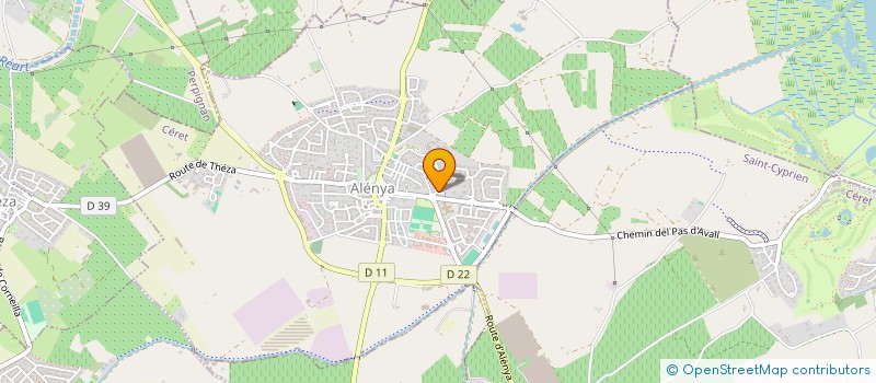 localisation de l'entreprise SCI CAPRICORNE  ALENYA