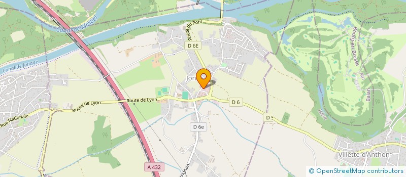 localisation de l'entreprise SCI CAPRICORNE  JONS