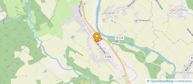 localisation de l'entreprise SCI CAPRICORNES  SUS