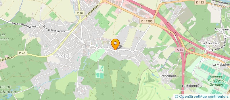 localisation de l'entreprise SCI CAPRIN à VAUCRESSON