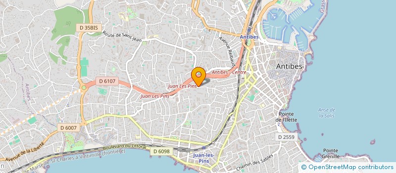 localisation de l'entreprise SCI CAPRINICE à ANTIBES