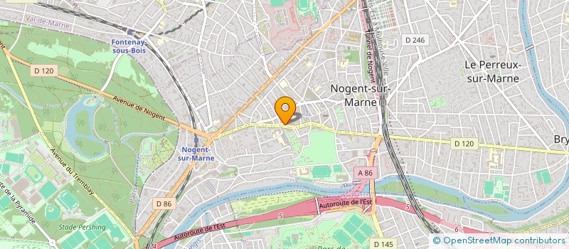 localisation de l'entreprise SCI CAPRISEAU  NOGENT-SUR-MARNE