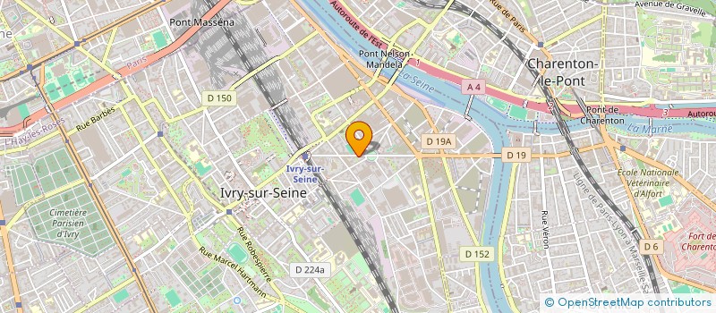 localisation de l'entreprise SCI CAPRON à IVRY-SUR-SEINE