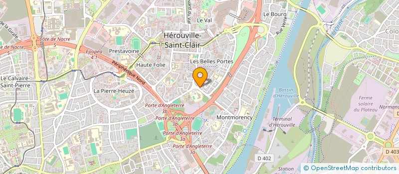 localisation de l'entreprise SCI CAPROVAL à HEROUVILLE-SAINT-CLAIR