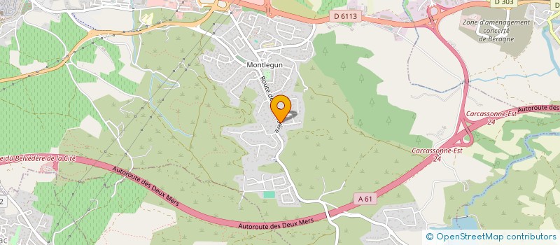 localisation de l'entreprise SCI CAPRY à CARCASSONNE