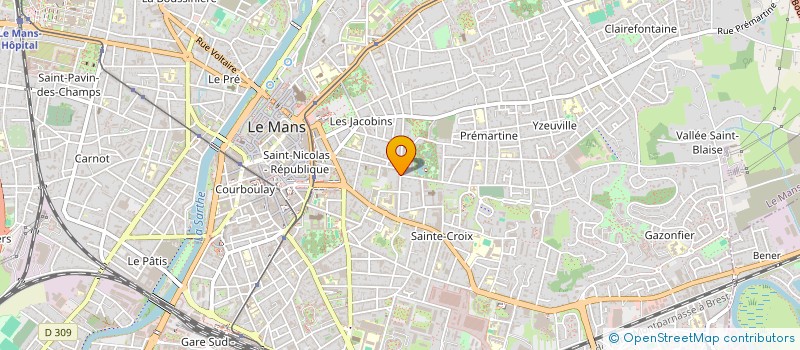 localisation de l'entreprise SCI CAPS 65  LE MANS