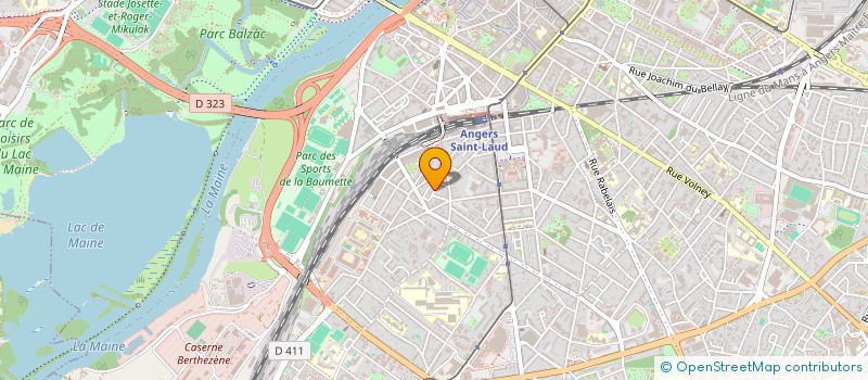 localisation de l'entreprise SCI CAPS à ANGERS