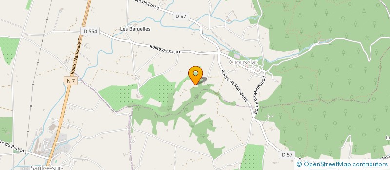 localisation de l'entreprise SCI CAPSTAN  CLIOUSCLAT