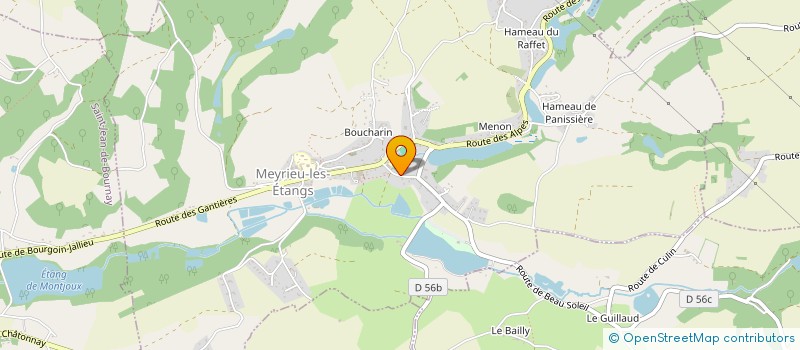 localisation de l'entreprise SCI CAPSUD  MEYRIEU-LES-ETANGS