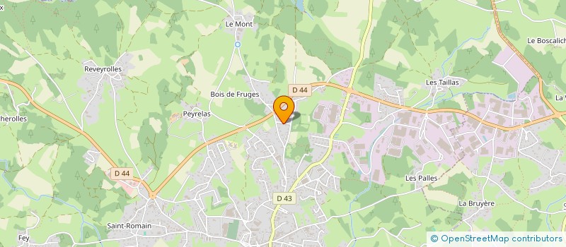 localisation de l'entreprise SCI CAPSUDIP à SAINTE-SIGOLENE