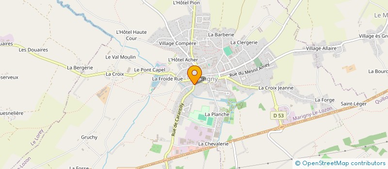 localisation de l'entreprise SCI CAPTAIN DAIREAUX  MARIGNY-LE-LOZON