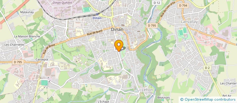 localisation de l'entreprise SCI CAPTIVA  DINAN
