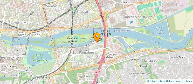 localisation de l'entreprise SCI CAPTIVIO  TOURS