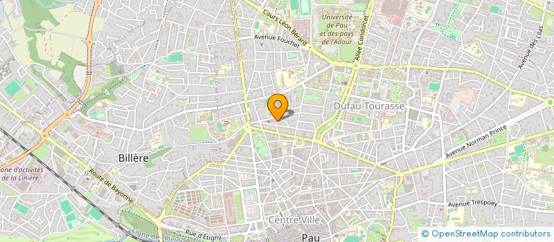 localisation de l'entreprise SCI CAPU 13 à PAU