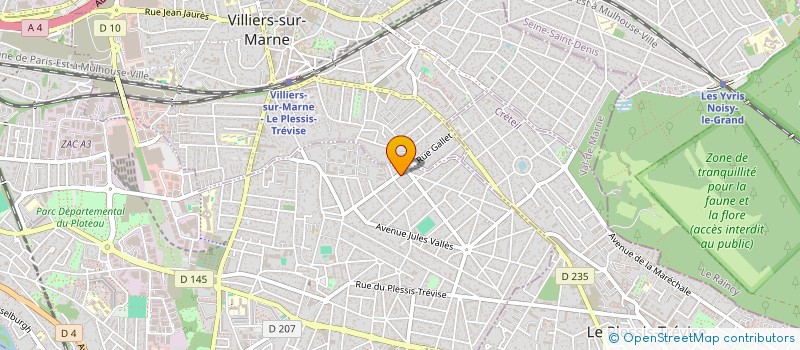 localisation de l'entreprise SCI CAPU DI FENU  CHAMPIGNY-SUR-MARNE