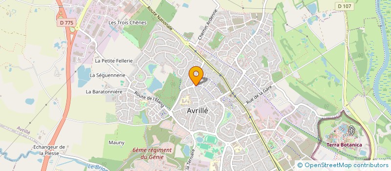 localisation de l'entreprise SCI CAPUCIN à AVRILLE