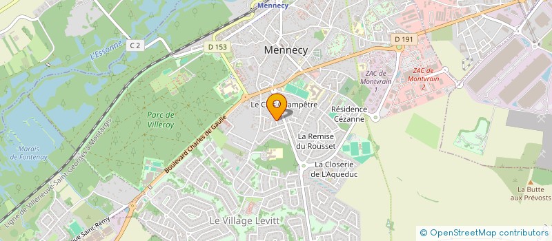 localisation de l'entreprise SCI CAPUCINE  MENNECY
