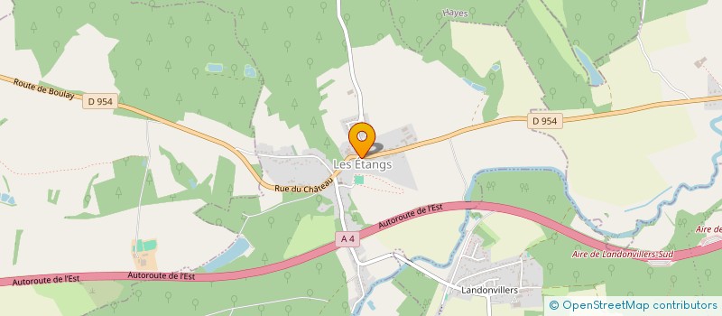 localisation de l'entreprise SCI CAPUCINE  LES ETANGS