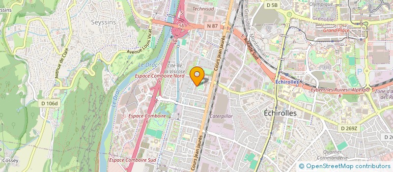 localisation de l'entreprise SCI CAPUCINE  ECHIROLLES