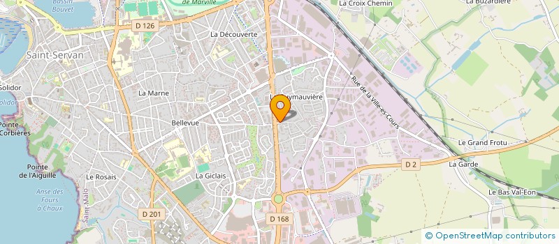 localisation de l'entreprise SCI CAPUCINE  SAINT-MALO