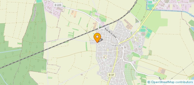 localisation de l'entreprise SCI CAPUCINE  HRDT