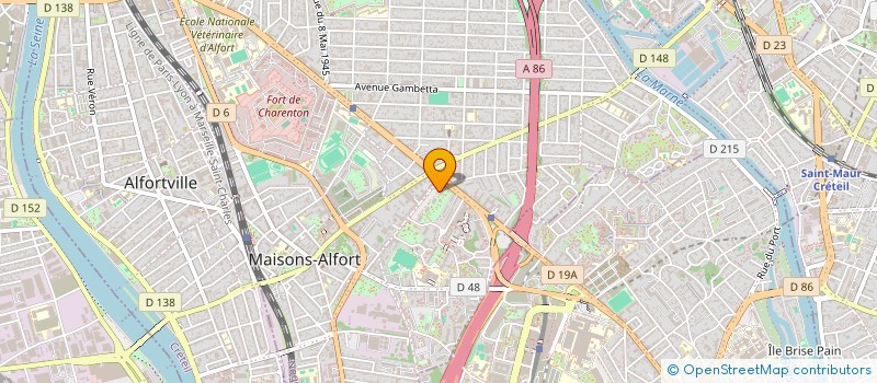 localisation de l'entreprise SCI CAPUCINE à MAISONS-ALFORT