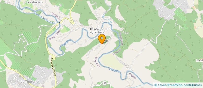 localisation de l'entreprise SCI CAPUCINE  LE THORONET