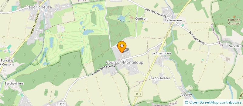 localisation de l'entreprise SCI CAPUCINE  COURSON-MONTELOUP