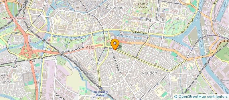 localisation de l'entreprise SCI CAPUCINE GIEDER  STRASBOURG