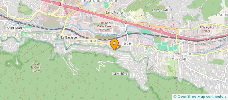localisation de l'entreprise SCI CAPUCINE INVEST  MARSEILLE 11EME