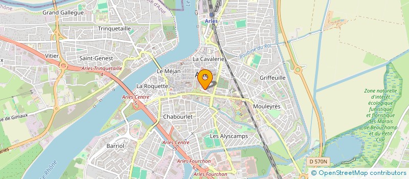 localisation de l'entreprise SCI CAPUCINES à ARLES